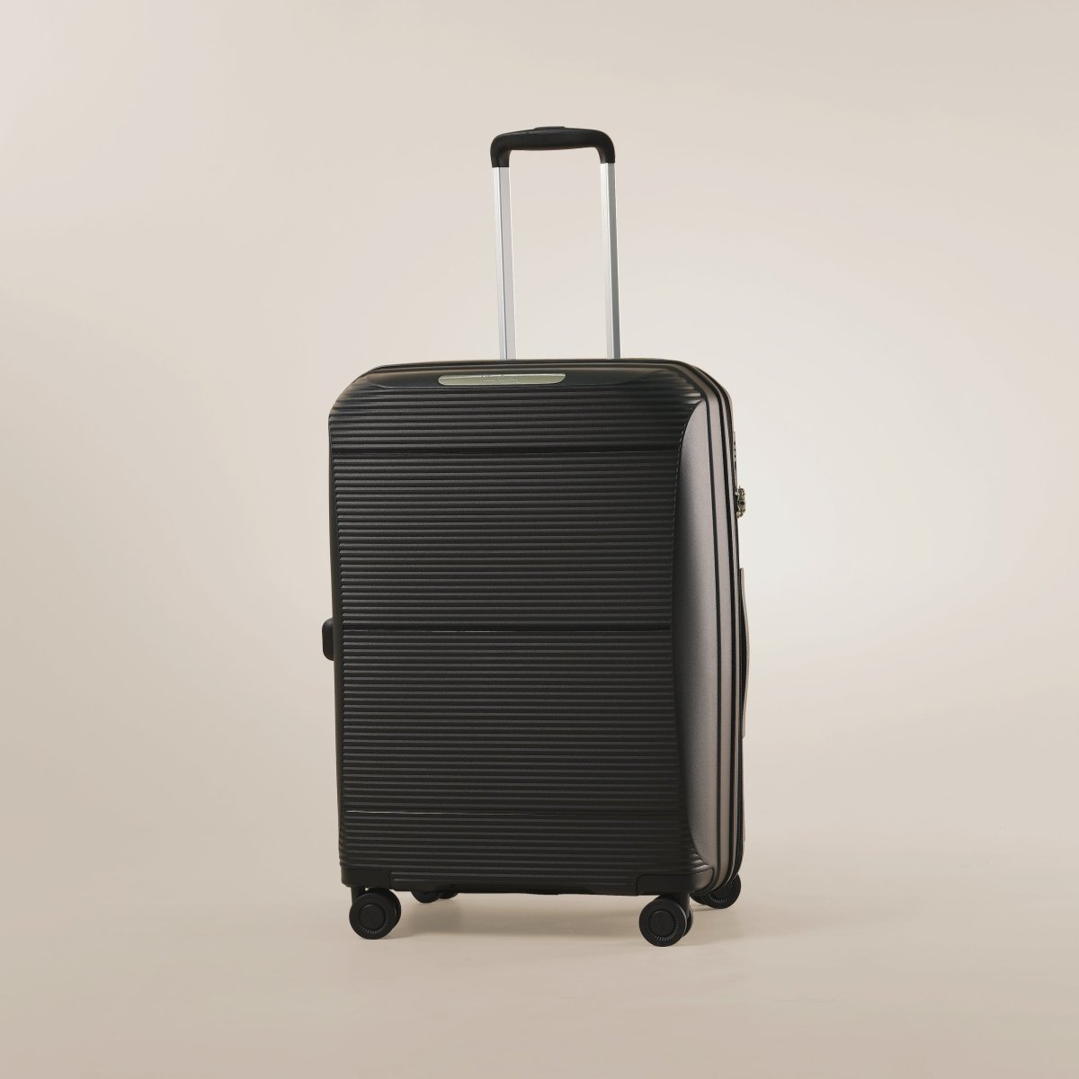 Vienna Suitcases, Unbreakable Set of 3 + Beauty Case - Black - MOON - Luggage & Travel Accessories - Pierre Cardin