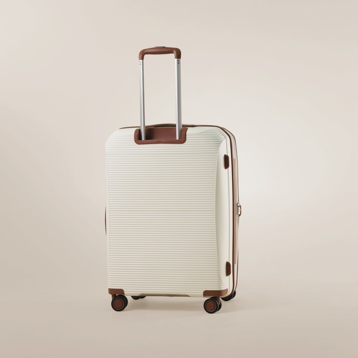 Vienna Suitcases,Unbreakable Set of 3 + Beauty Case - White - MOON - Luggage & Travel Accessories - Pierre Cardin