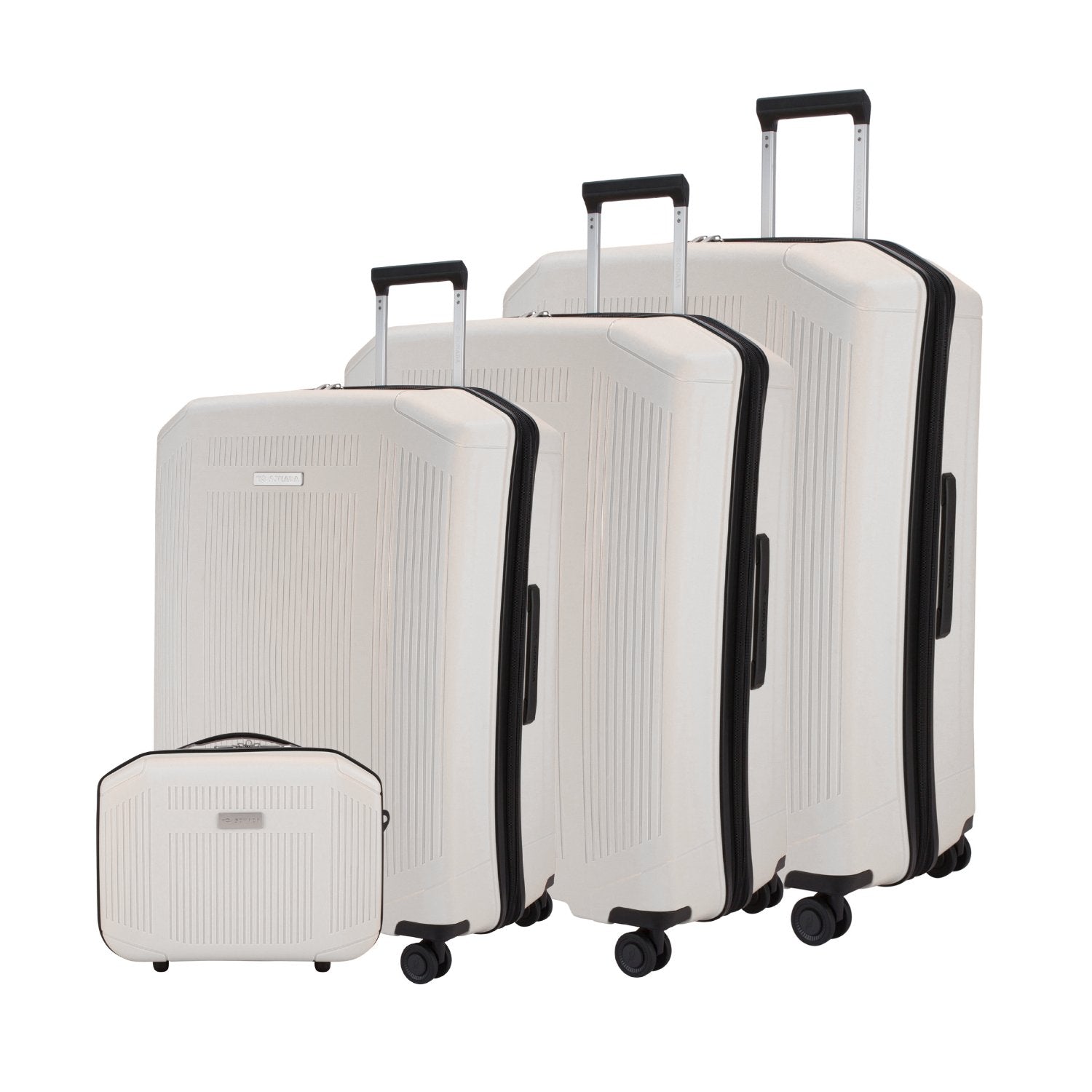Sonada Milan Suitcases Trolley Set of 4, Black