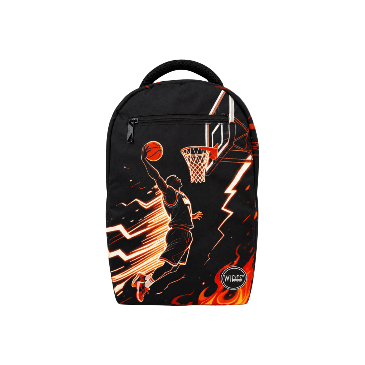 basketball backpack with laptop sleeve WIRES 18.5