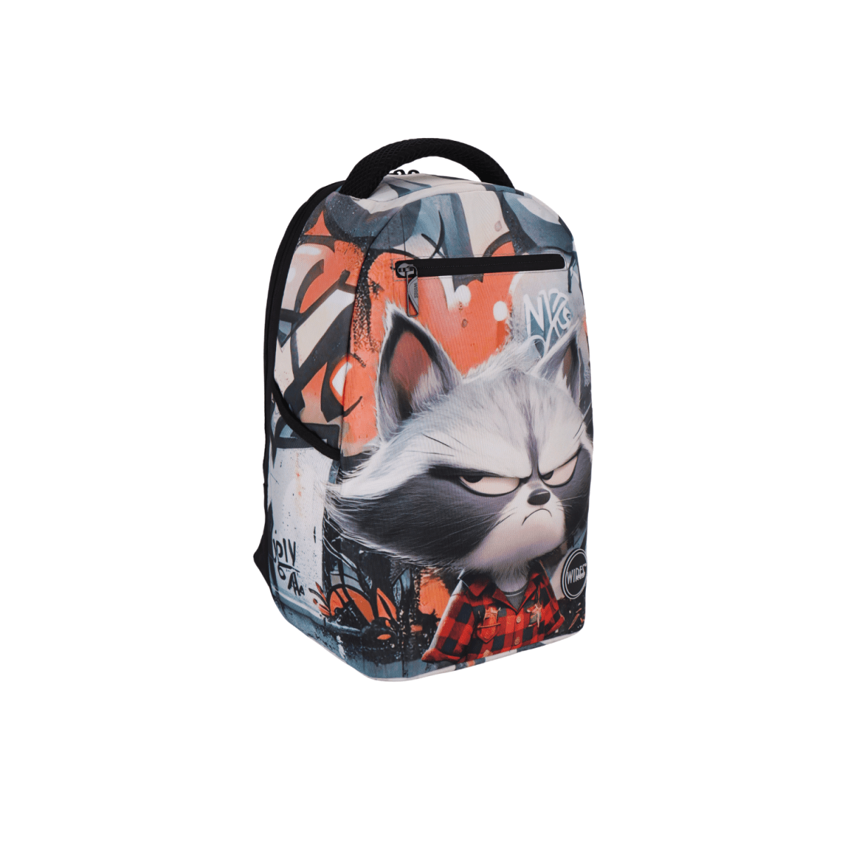 WIRES Snappy Raccoon Backpack 18.5" | Laptop Compartment & Organized Storage - MOON - Backpack & Laptop - Wires