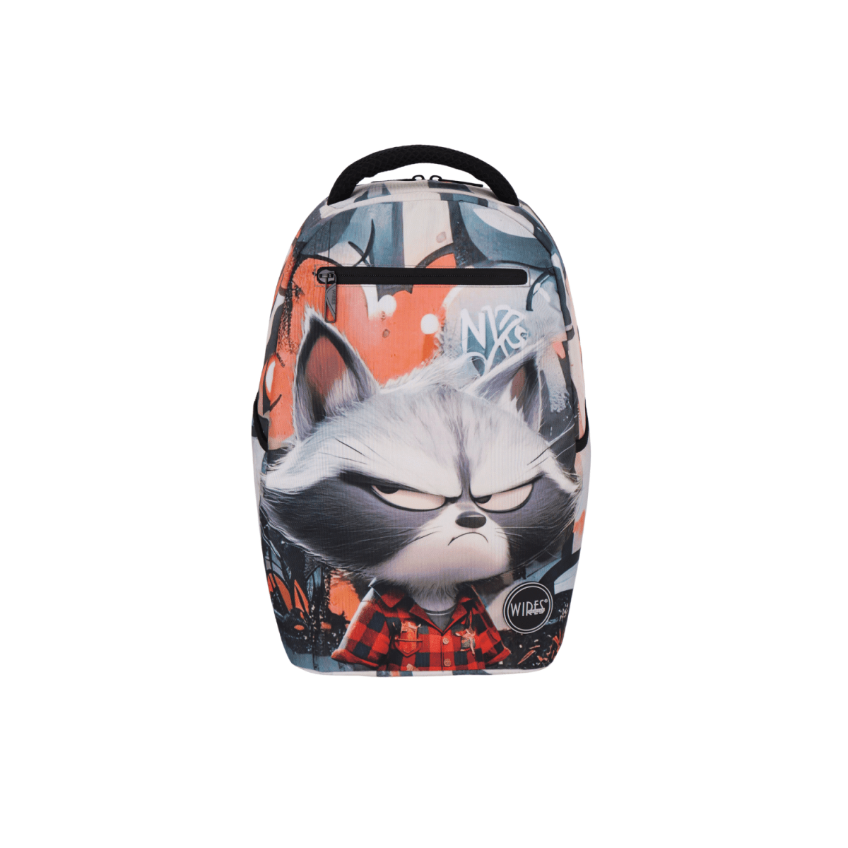 WIRES Snappy Raccoon Backpack 18.5" | Laptop Compartment & Organized Storage - MOON - Backpack & Laptop - Wires