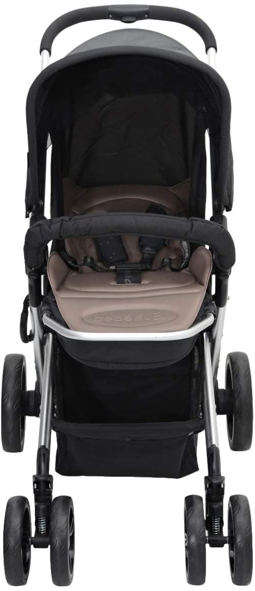 BebeduE Hakka Baby Stroller -Black - MOON - Baby City - BebeduE