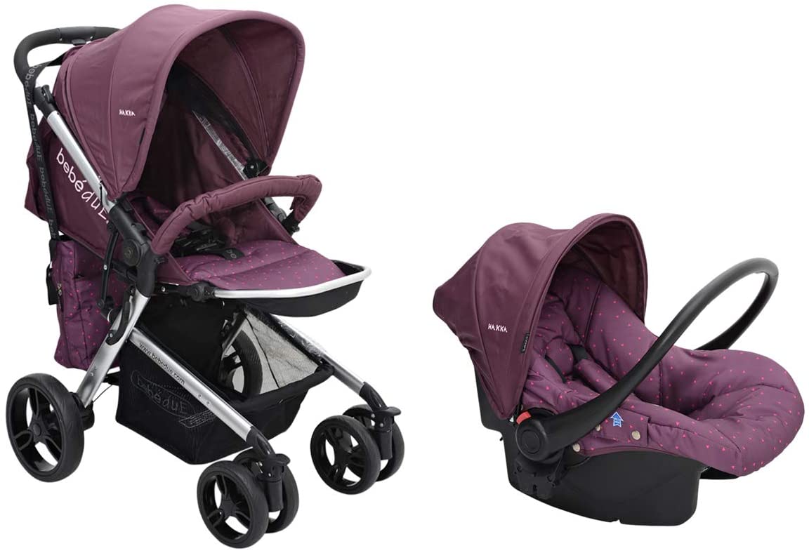 BebeduE Hakka Baby Stroller -Purple - MOON - Baby City - BebeduE