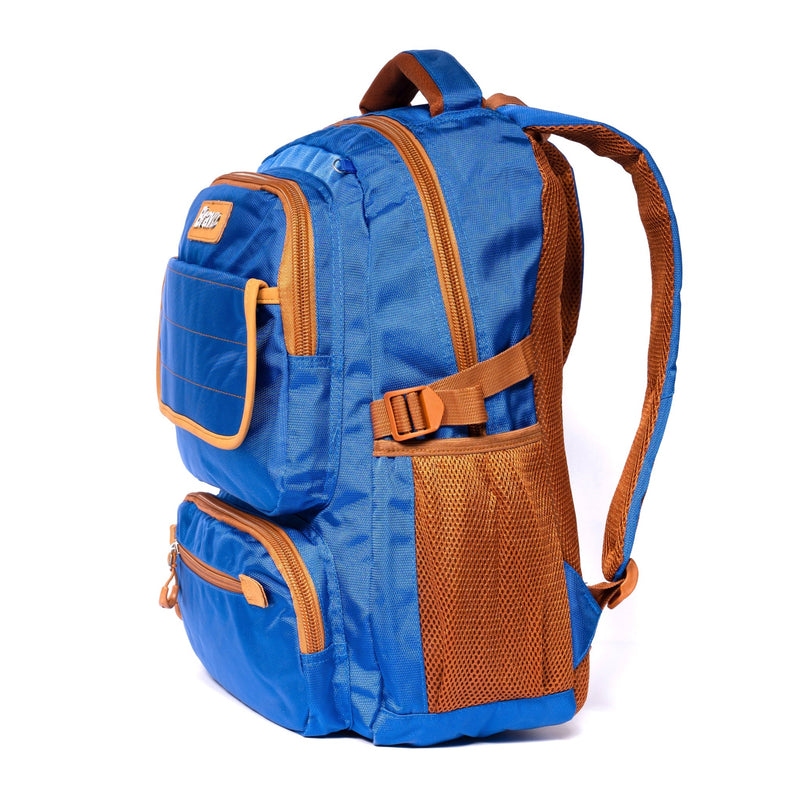 Bravo Backpack Multiple Pocket-24015 | 18 Inches Blue - Moon Factory Outlet - Back 2 School - Bravo - Bravo Backpack Multiple Pocket-24015 | 18 Inches Blue - Back 2 School - 2