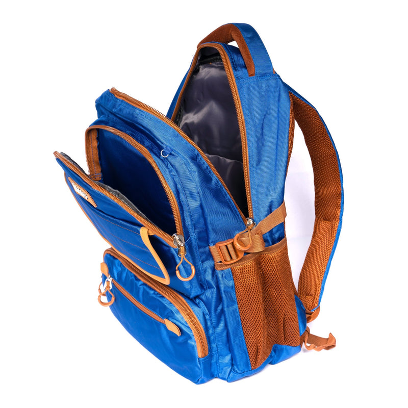 Bravo Backpack Multiple Pocket-24015 | 18 Inches Blue - Moon Factory Outlet - Back 2 School - Bravo - Bravo Backpack Multiple Pocket-24015 | 18 Inches Blue - Back 2 School - 5