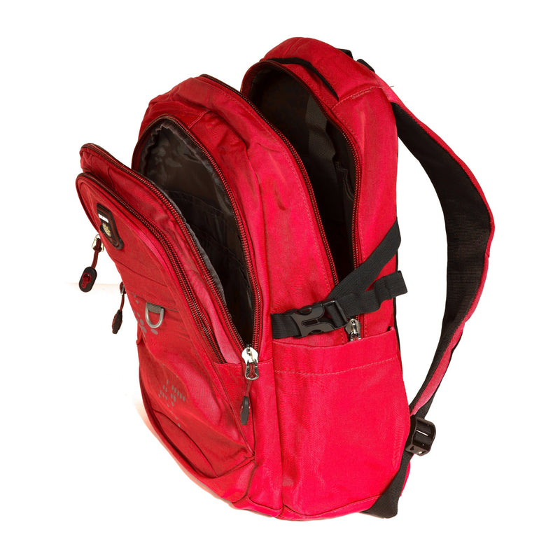 Bravo Soft & Durable Backpack with Pencil Case-Red 19inches - MOON - Back 2 School - Bravo - Bravo Soft & Durable Backpack with Pencil Case-Red 19inches - School Backpack - 5