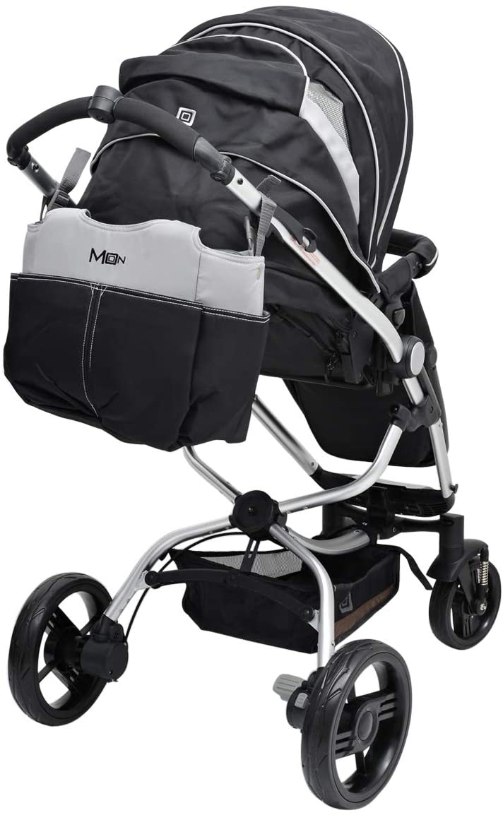 Moon 62270299 3 in 1 Spider Baby Stroller -Black - Moon Factory Outlet - Baby City - Mon - Moon 62270299 3 in 1 Spider Baby Stroller -Black - Default Title - Baby Stroller - 3