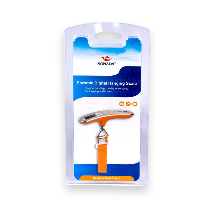Orange Portable Digital Hanging Scale - MOON - Luggage & Travel Accessories - Sonada - Orange Portable Digital Hanging Scale - Travel Accessories - 2
