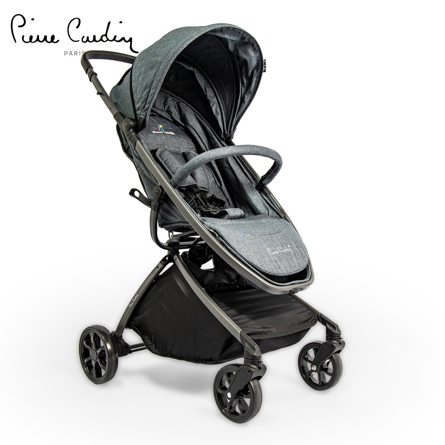 Pierre Cardin Baby Stroller-Black - MOON - Baby City - Pierre Cardin Baby