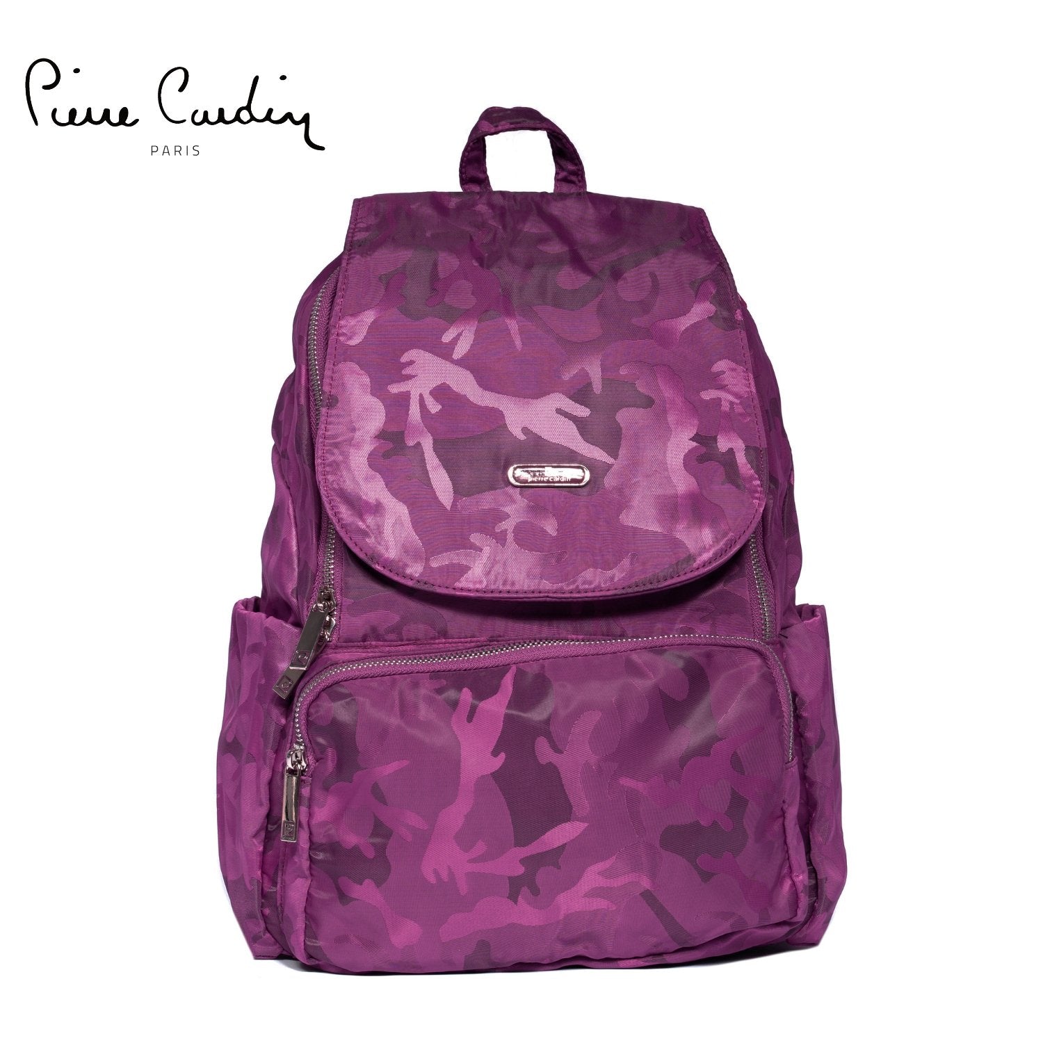 Pierre Cardin Backpack Multiple Color Small Size 16 Camo Purple - MOON - Backpack & Laptop - Pierre Cardin