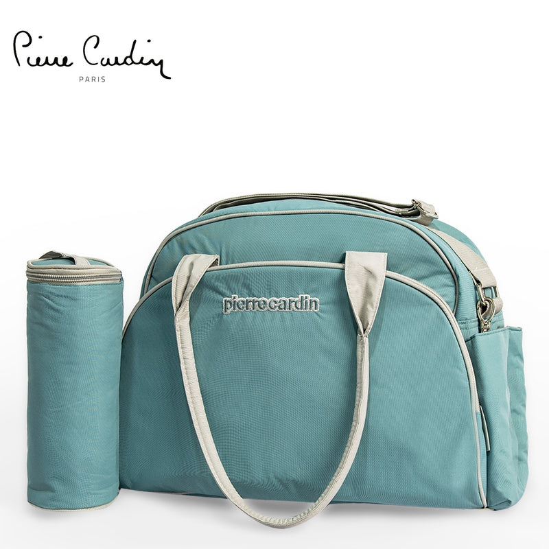 PC Deluxe Diaper Bag With a Bottle Holder PB88171 Grey - MOON - Baby City - PC - PC Deluxe Diaper Bag With a Bottle Holder PB88171 Grey - Aqua - Diaper Bag - 7