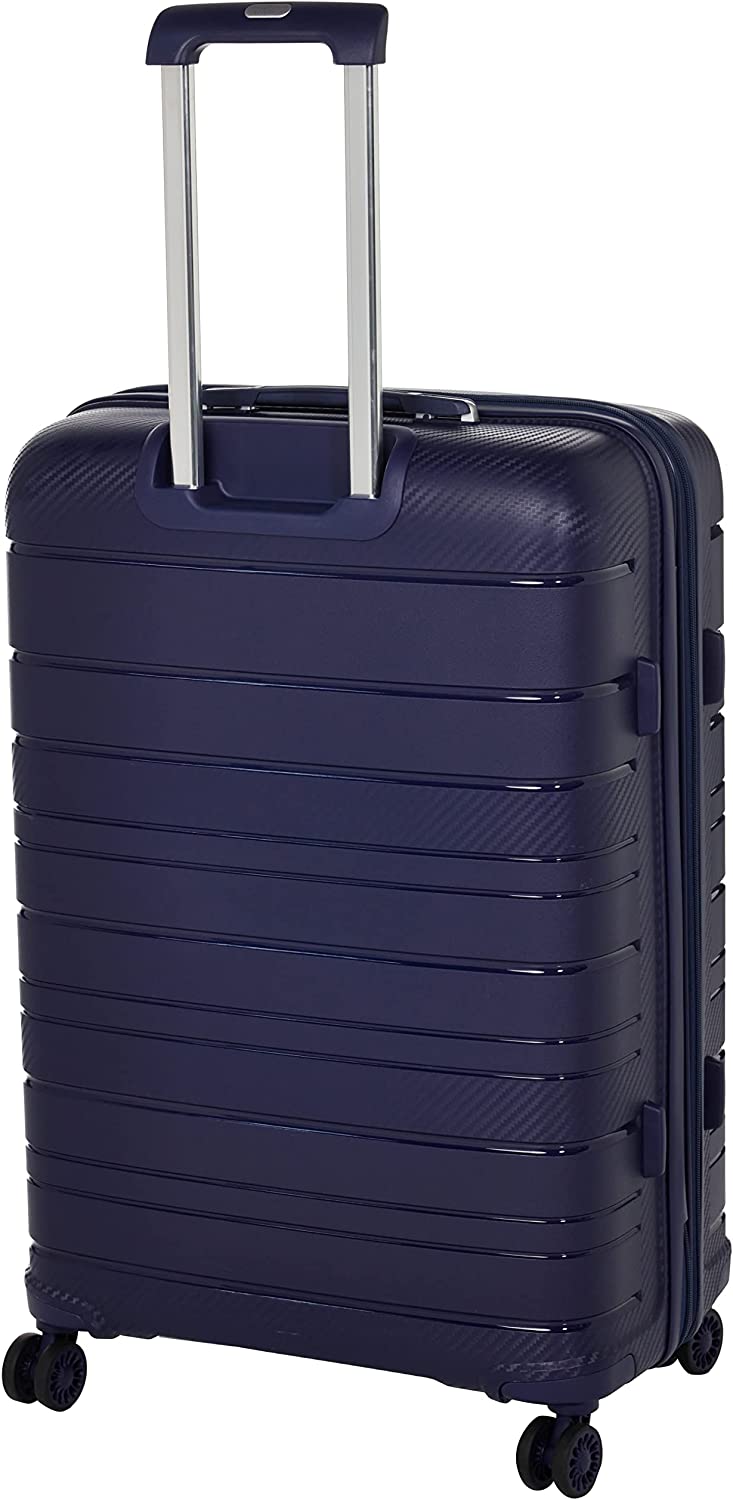 PC Hardcase Trolley Lyon Collection Set of 3 + Beauty Case- Navy - MOON - Luggage & Travel Accessories - PC - PC Hardcase Trolley Lyon Collection Set of 3 + Beauty Case- Navy - Navy - Luggage set - 3