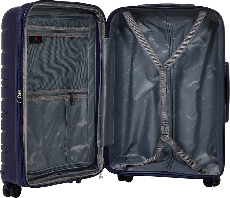 PC Hardcase Trolley Lyon Collection Set of 3 + Beauty Case- Navy - MOON - Luggage & Travel Accessories - PC - PC Hardcase Trolley Lyon Collection Set of 3 + Beauty Case- Navy - Navy - Luggage set - 4