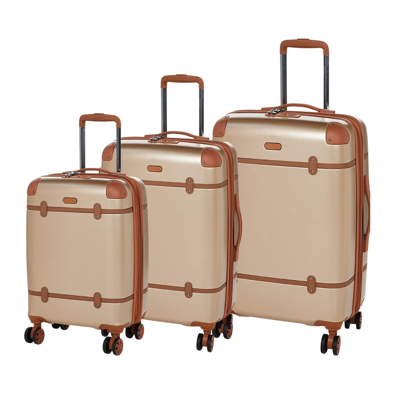 PC Hardsuitcase Trolley Quebec Collection set of 3 - Champange - MOON - Luggage & Travel Accessories - PC - PC Hardsuitcase Trolley Quebec Collection set of 3 - Champange - Champagne - Luggage set - 1