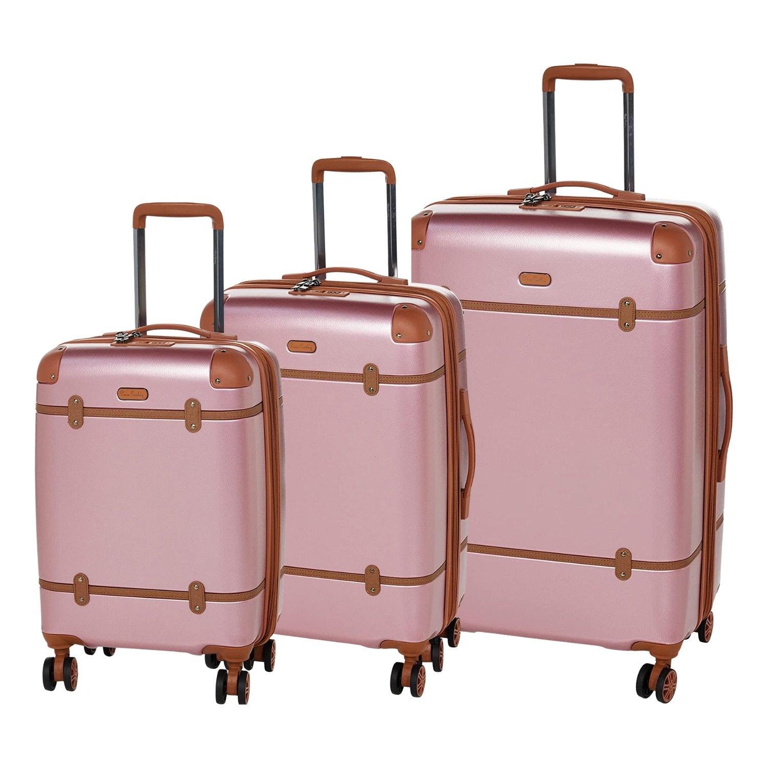 PC Hardsuitcase Trolley Quebec Collection set of 3- Dark Grey - MOON - Luggage & Travel Accessories - PC - PC Hardsuitcase Trolley Quebec Collection set of 3- Dark Grey - Rose Gold - Luggage set - 11