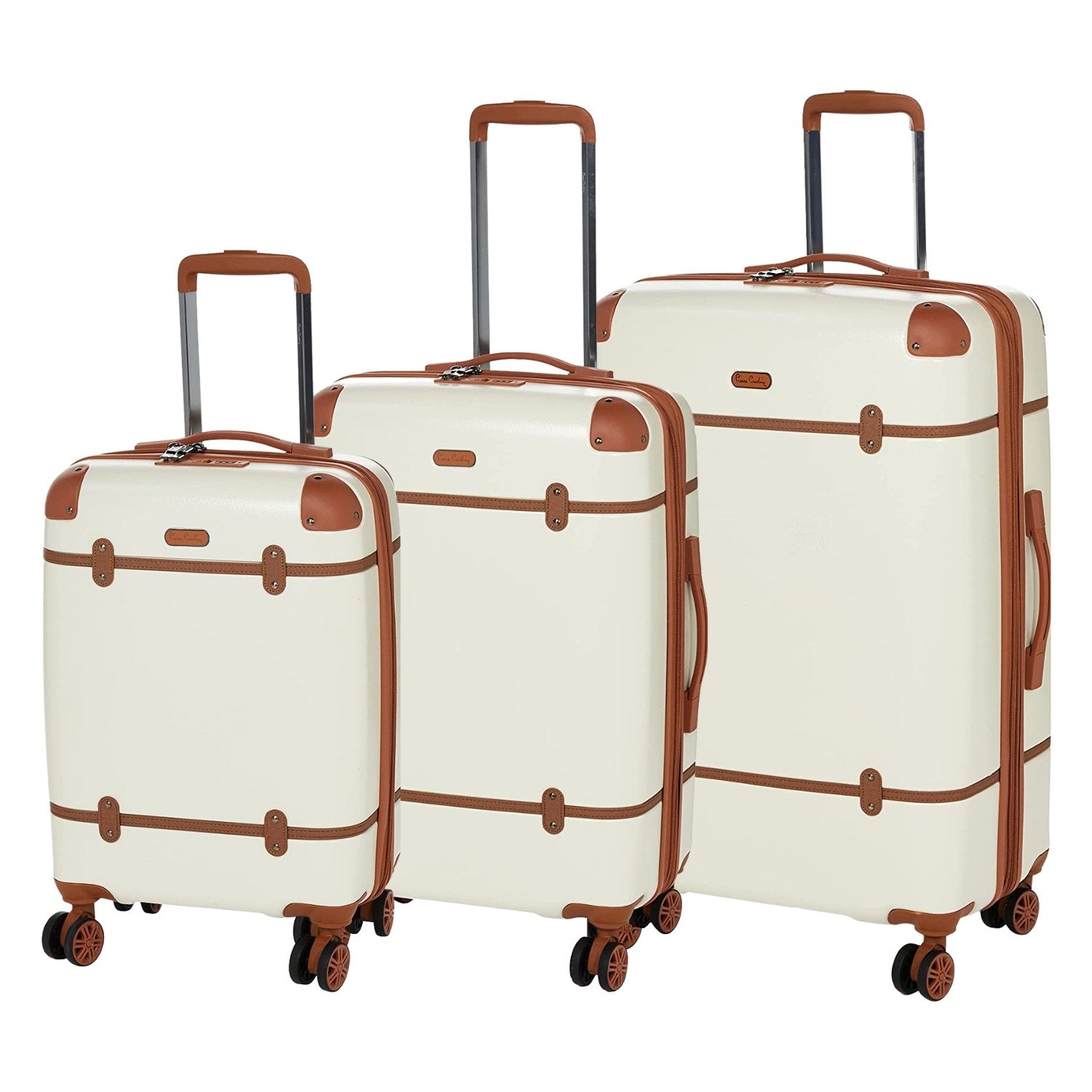 PC Hardsuitcase Trolley Quebec Collection set of 3- Rose Gold - MOON - Luggage & Travel Accessories - PC - PC Hardsuitcase Trolley Quebec Collection set of 3- Rose Gold - White - Luggage set - 12