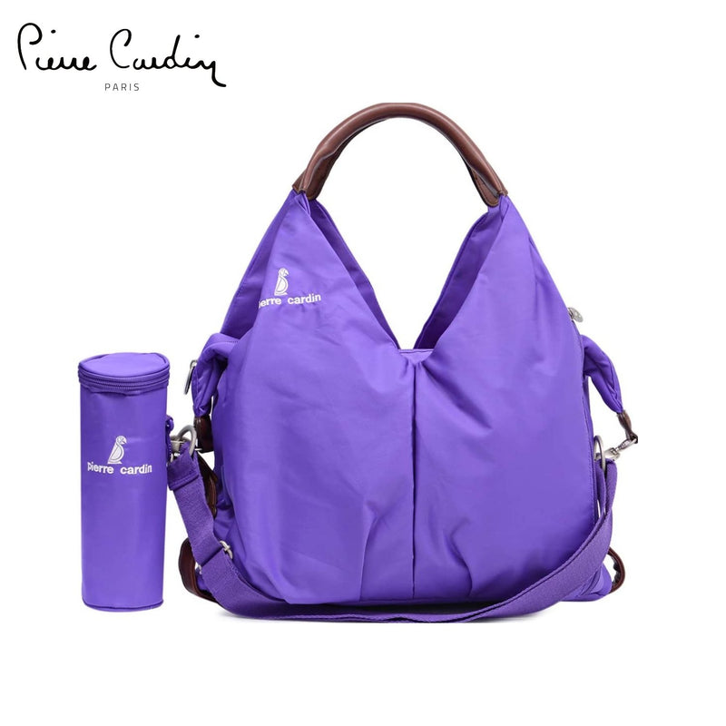 PC PB88134-PN Baby Diaper Bag with Water Bottle Holder Purple - MOON - Baby City - PC - PC PB88134-PN Baby Diaper Bag with Water Bottle Holder Purple - Purple - Diaper Bag - 1