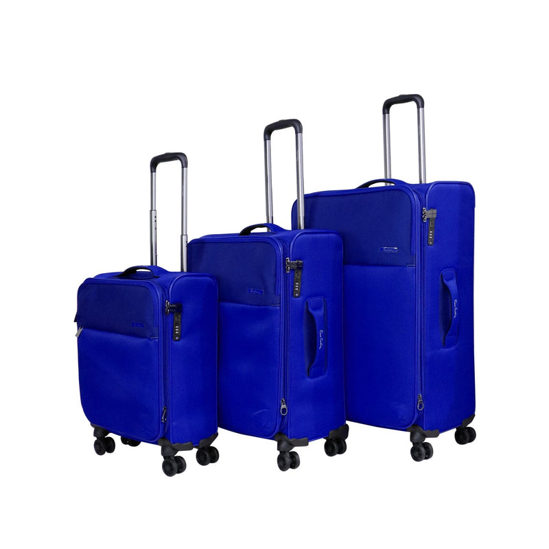 PC Softside Mercury Luggage Set of 3 Navy - MOON - Luggage - PC - PC Softside Mercury Luggage Set of 3 Navy - Luggage Set - 1