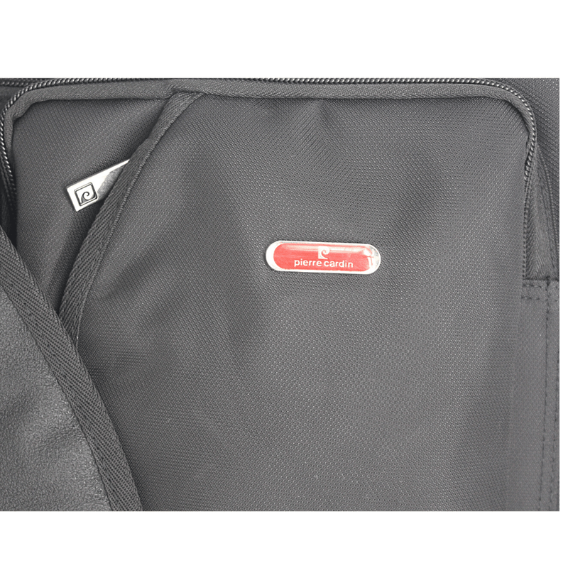 Pierre Cardin 15" Laptop Bag & Adjustable Backpack with Multiple Pockets, Black - Moon Factory Outlet - Travel - Pierre Cardin - Pierre Cardin 15" Laptop Bag & Adjustable Backpack with Multiple Pockets, Black - Default Title - Backpack - 4