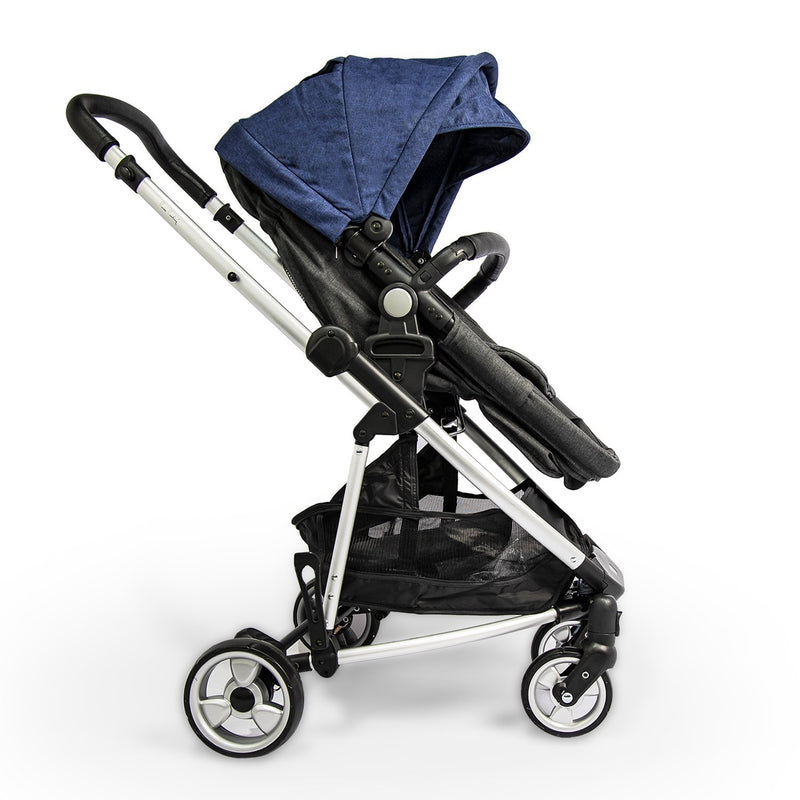 Pierre Cardin Baby Stroller + Car Seat + Diaper Bag PS88839 Blue - Moon Factory Outlet - Baby City - Pierre Cardin - Pierre Cardin Baby Stroller + Car Seat + Diaper Bag PS88839 Blue - Default Title - Baby Strollers - 2