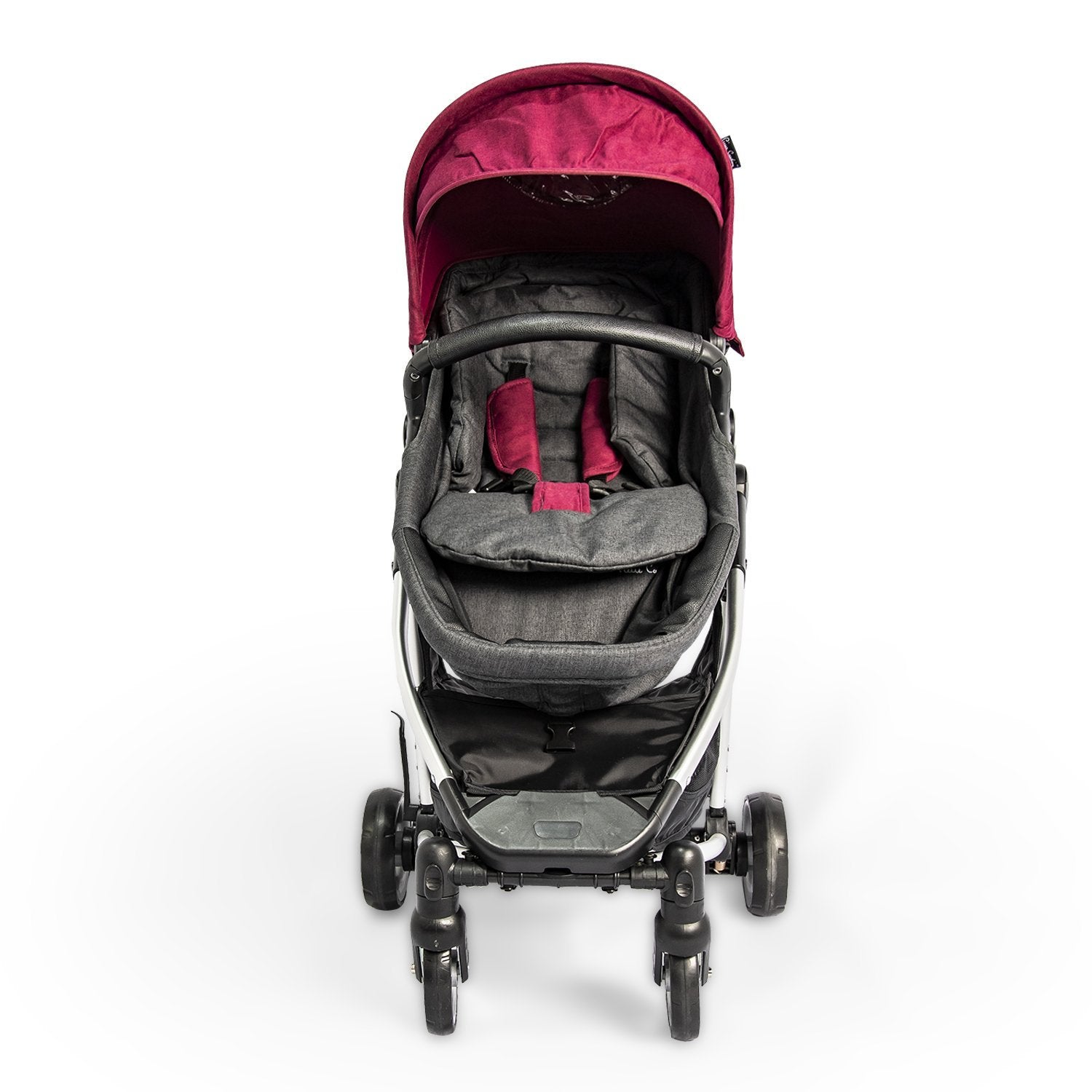 Pierre Cardin Baby Stroller + Car Seat + Diaper Bag PS88839 Burgundy - Moon Factory Outlet - Baby City - Pierre Cardin - Pierre Cardin Baby Stroller + Car Seat + Diaper Bag PS88839 Burgundy - Default Title - Baby Strollers - 3