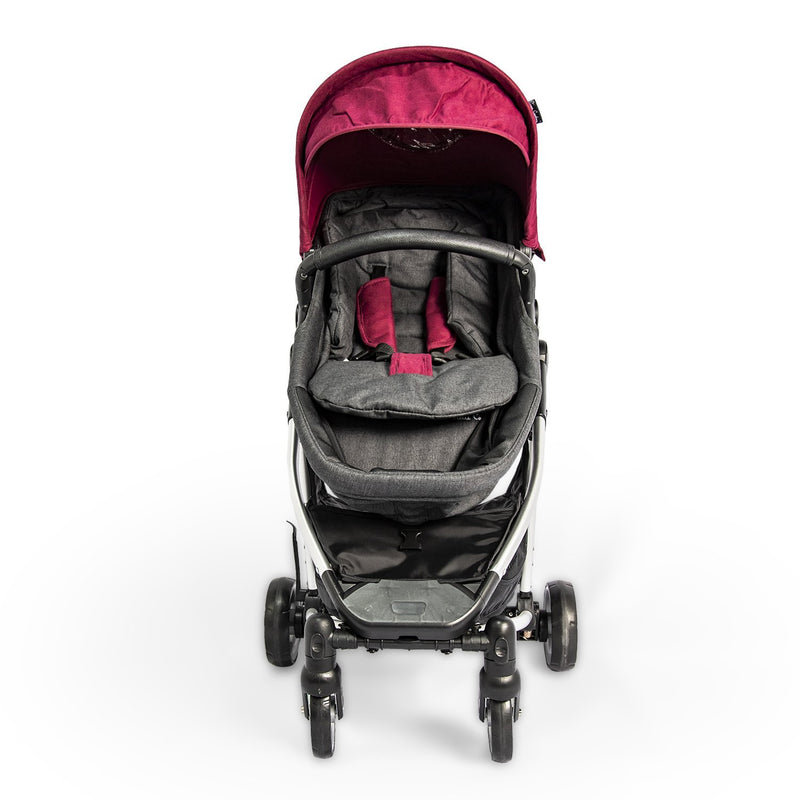 Pierre Cardin Baby Stroller + Car Seat + Diaper Bag PS88839 Burgundy - Moon Factory Outlet - Baby City - Pierre Cardin - Pierre Cardin Baby Stroller + Car Seat + Diaper Bag PS88839 Burgundy - Default Title - Baby Strollers - 3