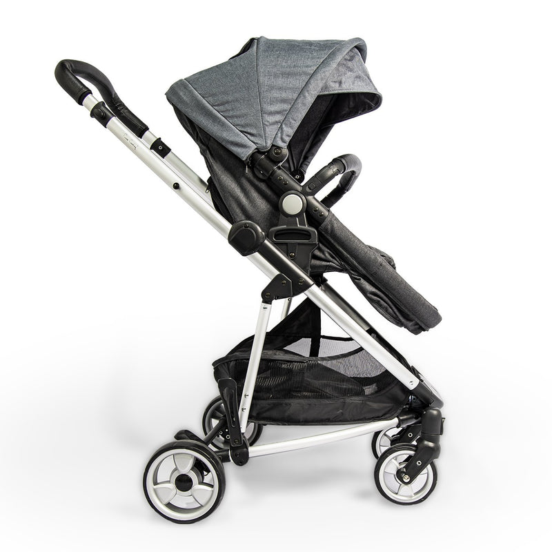 Pierre Cardin Baby Stroller + Car Seat + Diaper Bag PS88839 Gray - Moon Factory Outlet - Baby City - Pierre Cardin - Pierre Cardin Baby Stroller + Car Seat + Diaper Bag PS88839 Gray - Default Title - Baby Strollers - 2