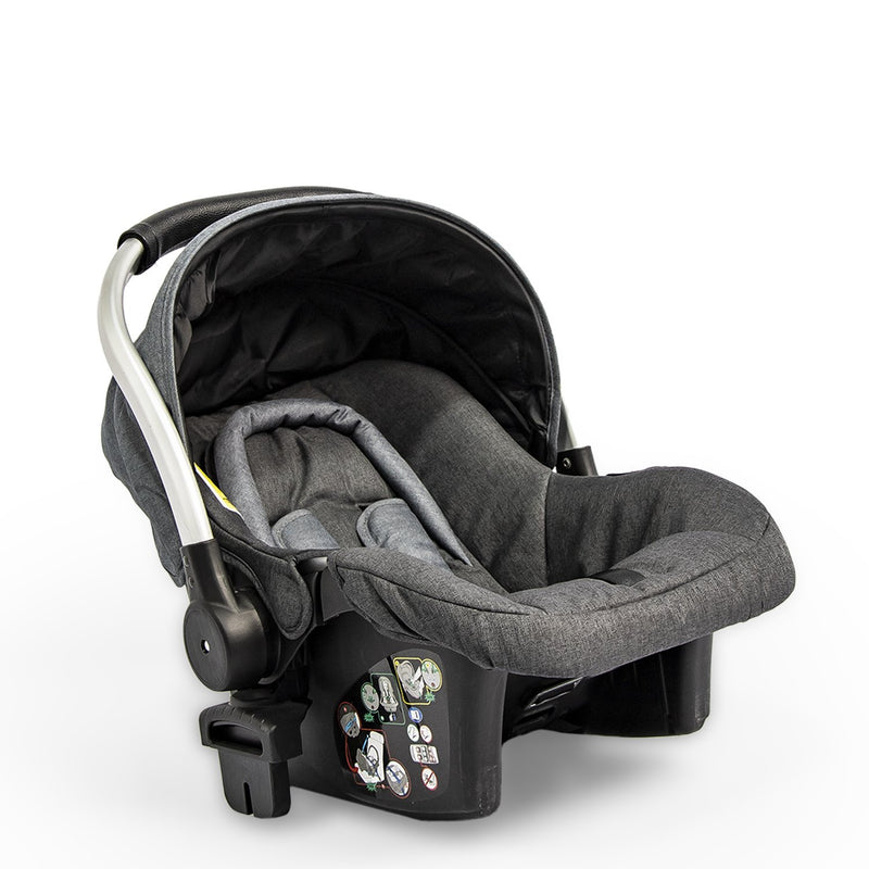 Pierre Cardin Baby Stroller + Car Seat + Diaper Bag PS88839 Gray - Moon Factory Outlet - Baby City - Pierre Cardin - Pierre Cardin Baby Stroller + Car Seat + Diaper Bag PS88839 Gray - Default Title - Baby Strollers - 4