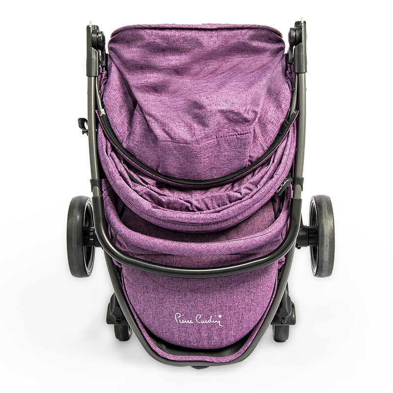 Pierre Cardin Baby Stroller PS88828 -Grey - Moon Factory Outlet - Baby City - Pierre Cardin - Pierre Cardin Baby Stroller PS88828 -Grey - Purple - Baby Stroller - 12