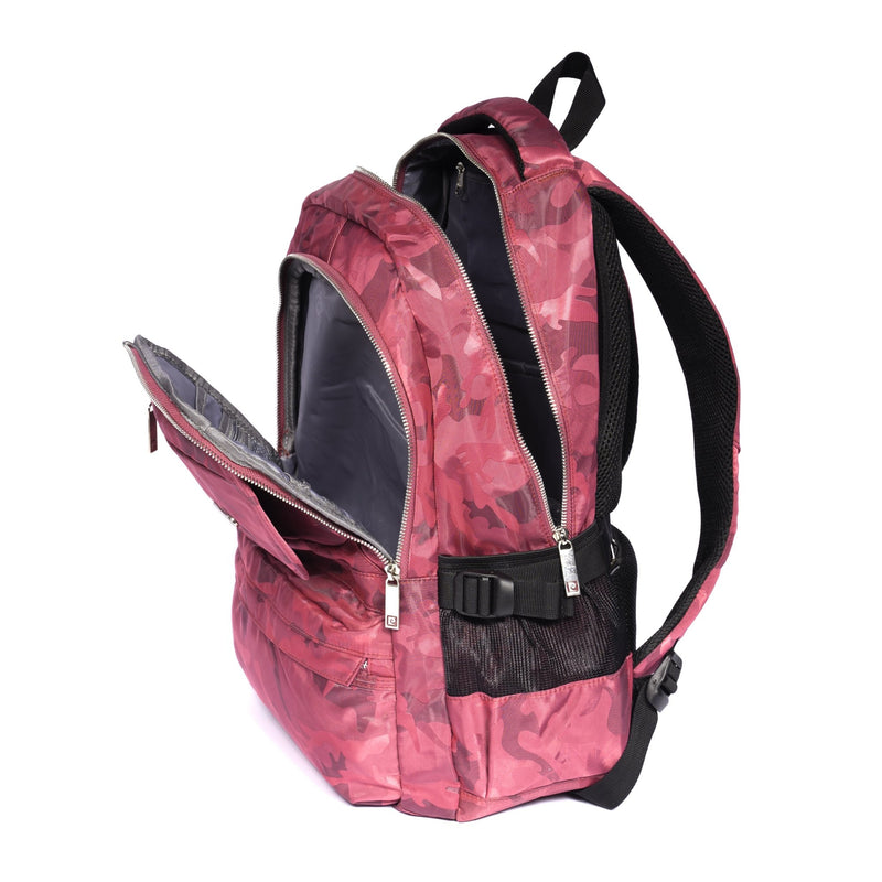 Pierre Cardin Backpack Large-18 - Moon Factory Outlet - Travel - Pierre Cardin - Pierre Cardin Backpack Large-18 - Rose Pink - Back 2 School - 4