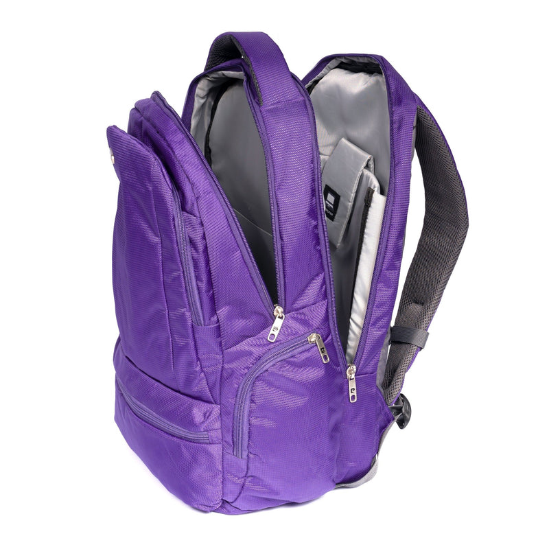 Pierre Cardin Backpack Purple Unisex -18 - Moon Factory Outlet - Back 2 School - Pierre Cardin - Pierre Cardin Backpack Purple Unisex -18 - Back 2 School - 4