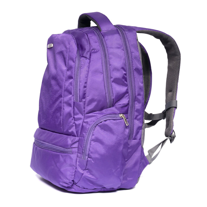 Pierre Cardin Backpack Purple Unisex -18 - Moon Factory Outlet - Back 2 School - Pierre Cardin - Pierre Cardin Backpack Purple Unisex -18 - Back 2 School - 2