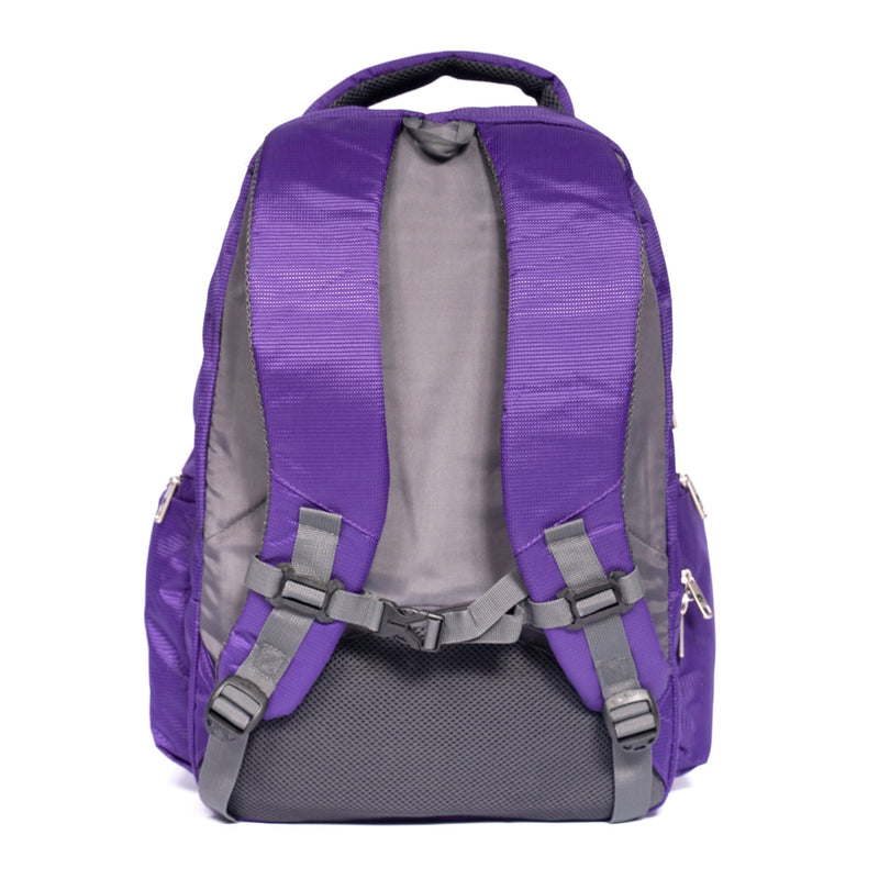 Pierre Cardin Backpack Purple Unisex -18 - Moon Factory Outlet - Back 2 School - Pierre Cardin - Pierre Cardin Backpack Purple Unisex -18 - Back 2 School - 3