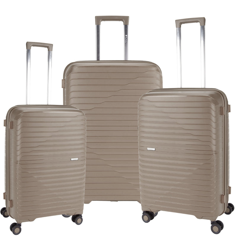 Pierre Cardin Basel Collection Set of 3-Champagne - MOON - Luggage & Travel Accessories - Pierre Cardin - Pierre Cardin Basel Collection Set of 3-Champagne - Luggage set - 2