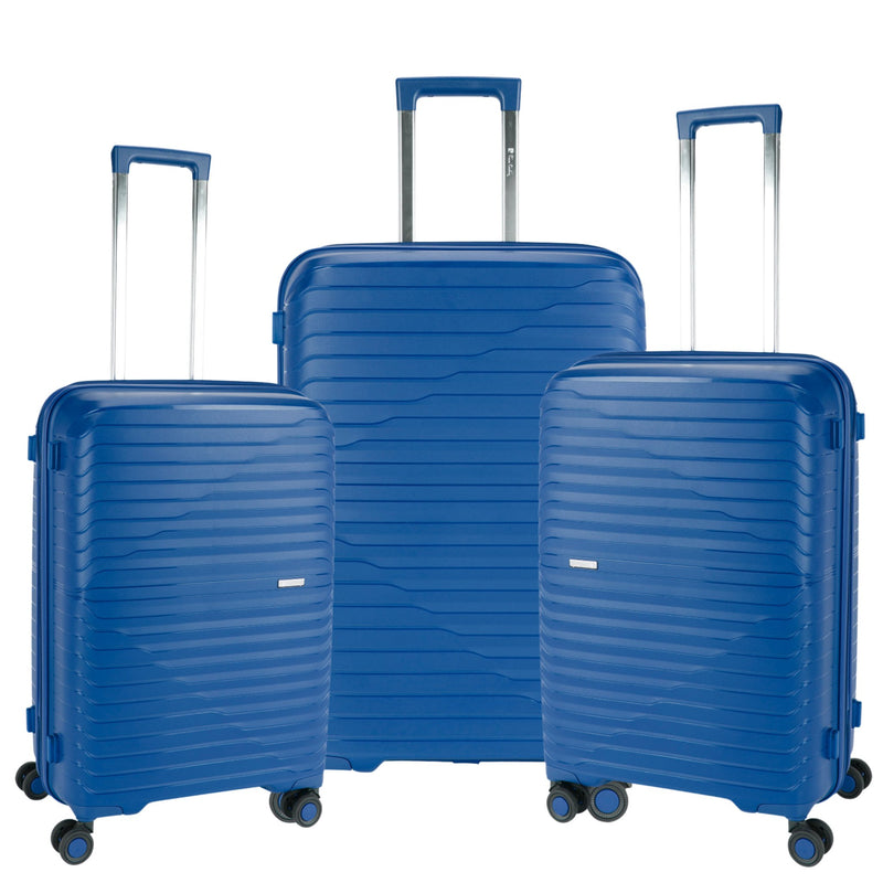 Pierre Cardin Basel Collection Set of 3-Navy - MOON - Luggage & Travel Accessories - Pierre Cardin - Pierre Cardin Basel Collection Set of 3-Navy - Luggage set - 2