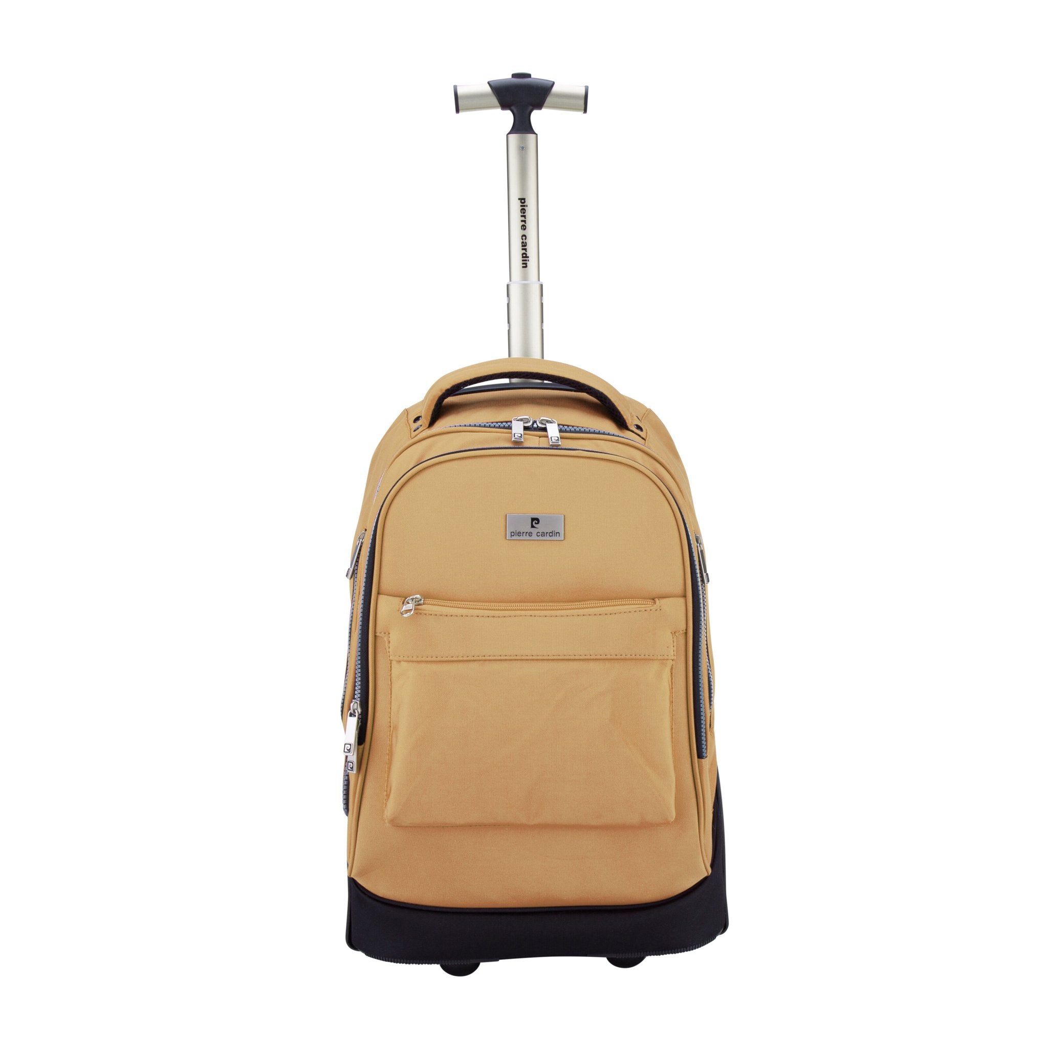 Pierre Cardin Big Wheel School Trolley Set of 3 Golden Brown - MOON - Back 2 School - Pierre Cardin - Pierre Cardin Big Wheel School Trolley Set of 3 Golden Brown - Pierre cardin - 2