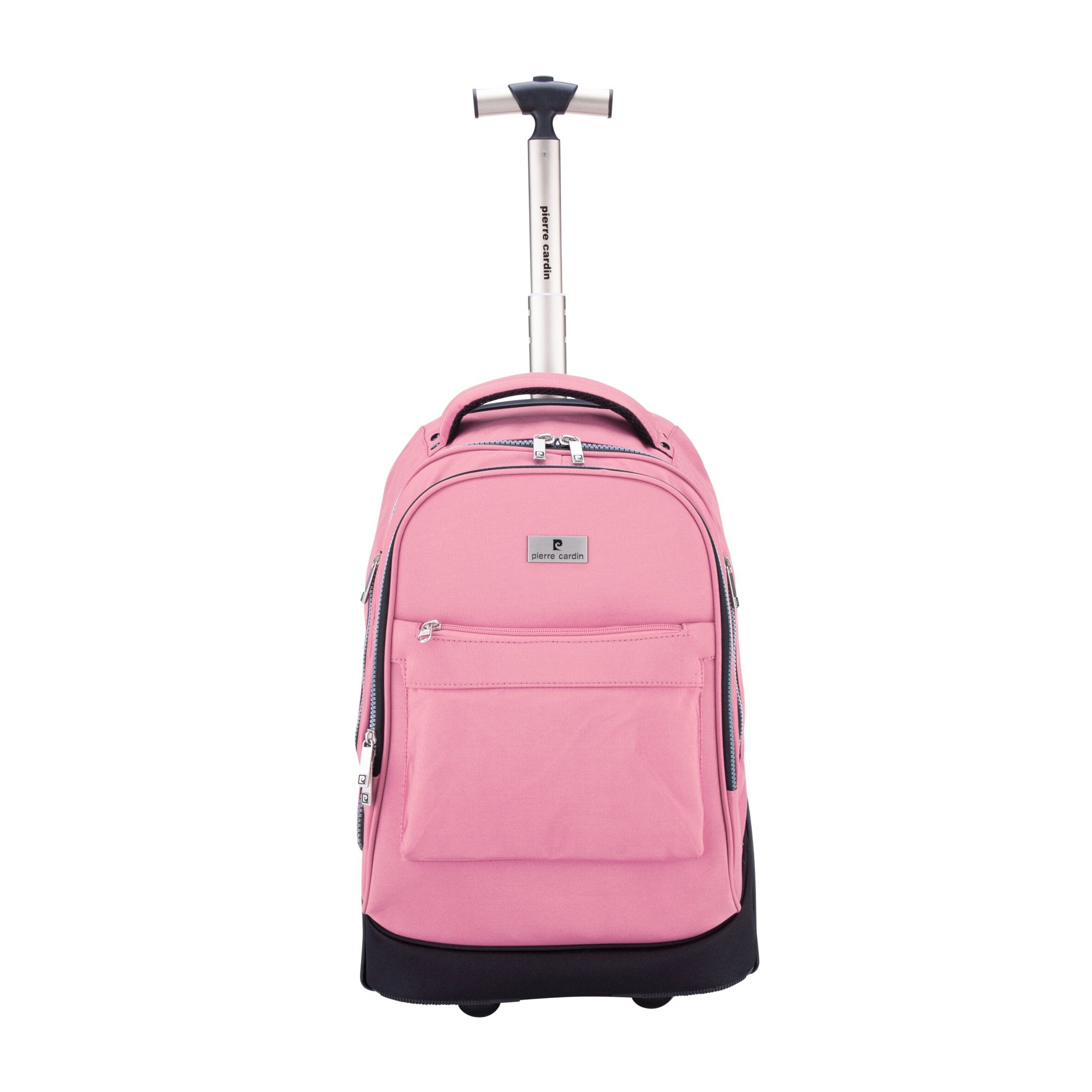 Pierre Cardin Big Wheel School Trolley Set of 3 Pink - MOON - Back 2 School - Pierre Cardin - Pierre Cardin Big Wheel School Trolley Set of 3 Pink - Pink - Pierre Cardin - 5