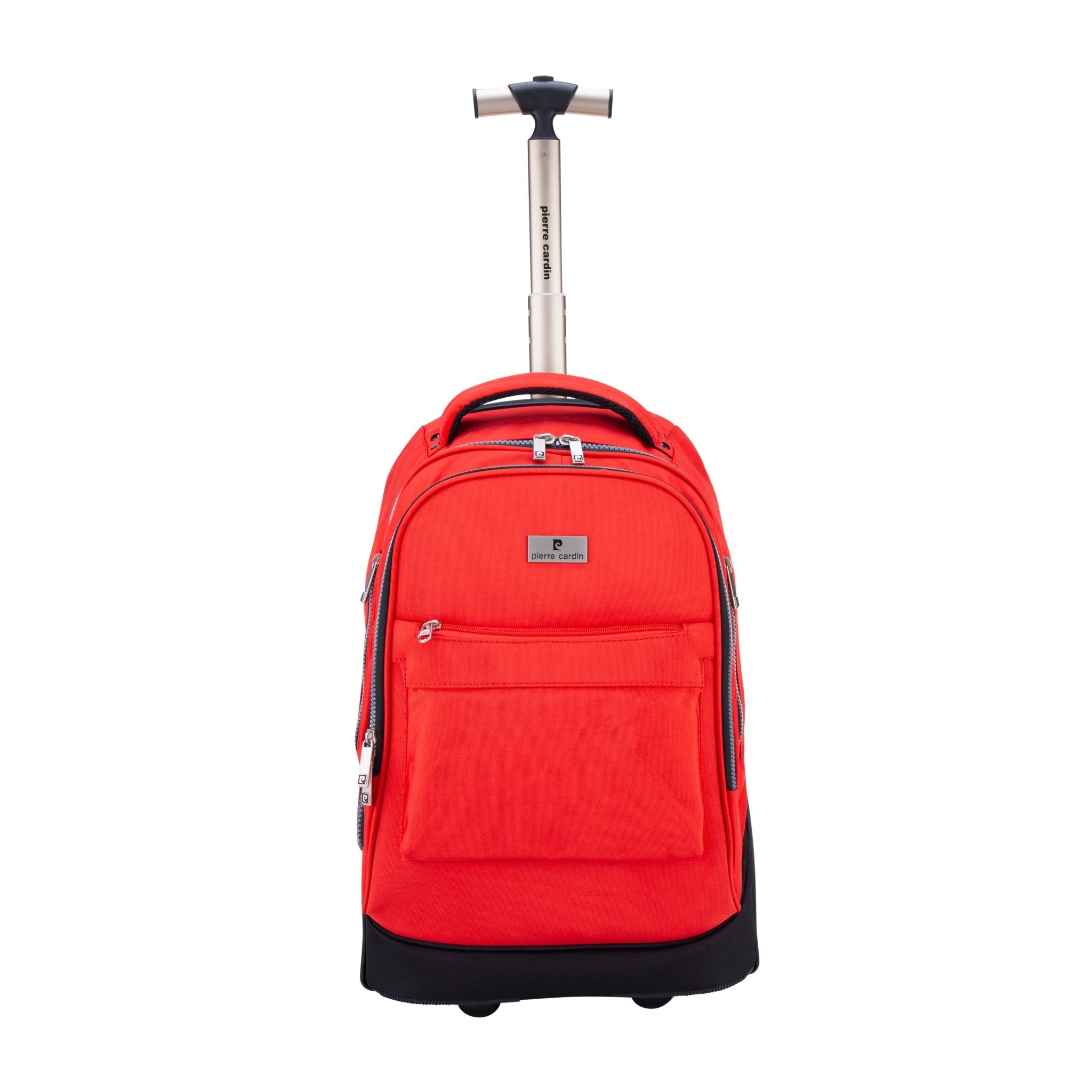 Pierre Cardin Big Wheel School Trolley Set of 3 Red - MOON - Back 2 School - Pierre Cardin - Pierre Cardin Big Wheel School Trolley Set of 3 Red - Red - Pierre Cardin - 4