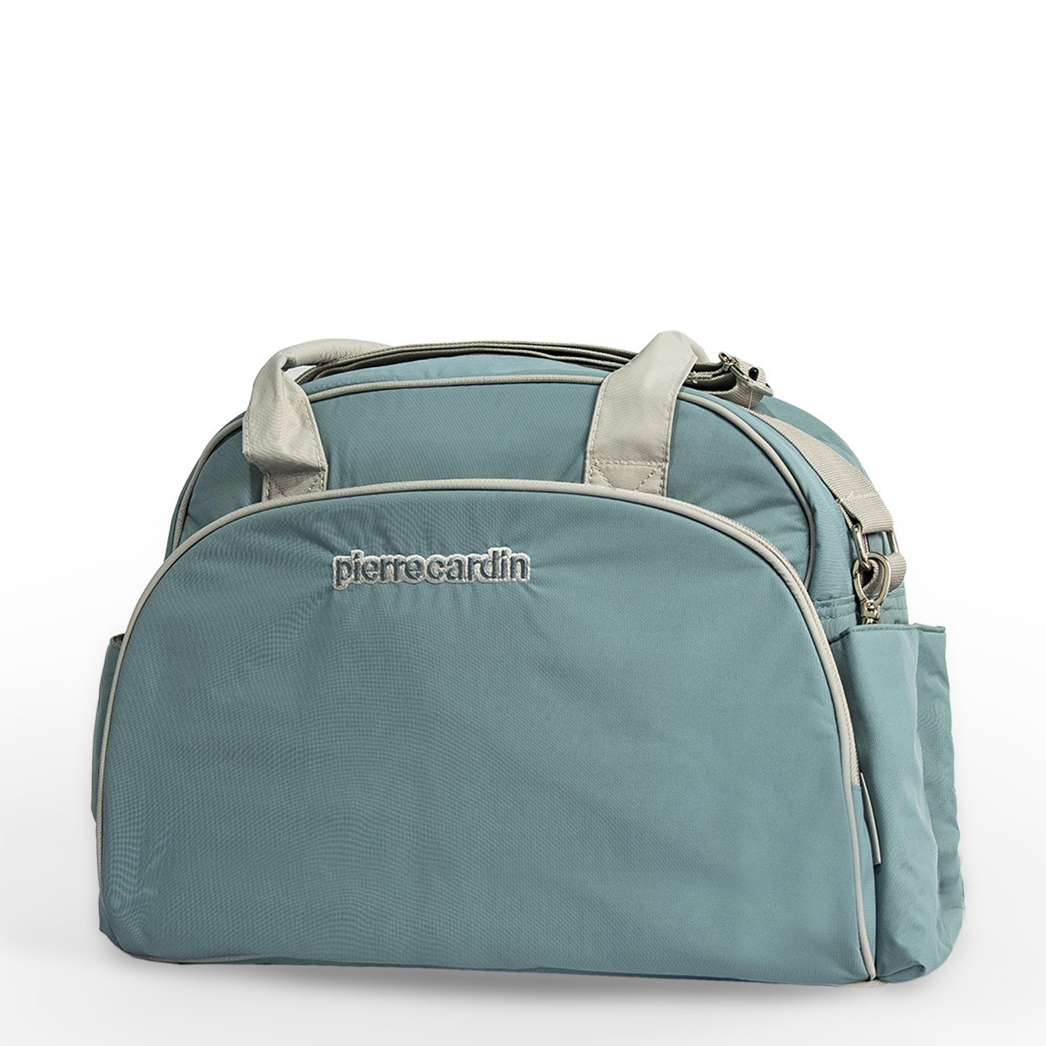 Pierre Cardin Deluxe Diaper Bag With a Bottle Holder PB88171 Aqua - Moon Factory Outlet - Pierre Cardin Baby - Pierre Cardin - Pierre Cardin Deluxe Diaper Bag With a Bottle Holder PB88171 Aqua - Diaper Bag - 2