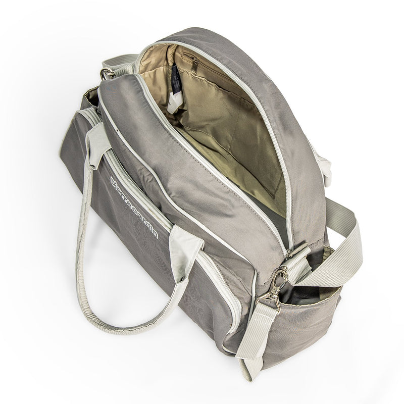 Pierre Cardin Deluxe Diaper Bag With a Bottle Holder PB88171 Grey - Moon Factory Outlet - Pierre Cardin Baby - Pierre Cardin - Pierre Cardin Deluxe Diaper Bag With a Bottle Holder PB88171 Grey - Diaper Bag - 6