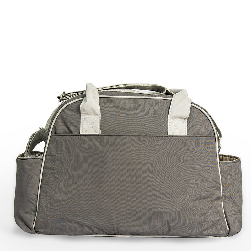 Pierre Cardin Deluxe Diaper Bag With a Bottle Holder PB88171 Grey - Moon Factory Outlet - Pierre Cardin Baby - Pierre Cardin - Pierre Cardin Deluxe Diaper Bag With a Bottle Holder PB88171 Grey - Diaper Bag - 4