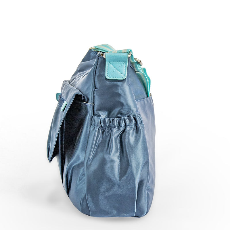 Pierre Cardin Diaper Bag With a Bottle Holder PB88167 Dark Blue - Moon Factory Outlet - Pierre Cardin Baby - Pierre Cardin - Pierre Cardin Diaper Bag With a Bottle Holder PB88167 Dark Blue - Diaper Bag - 3