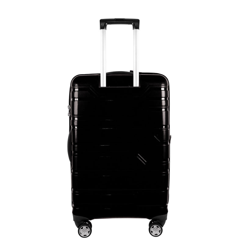 Pierre Cardin Hardcase Trolley Set of 4- Black PC86307 - Moon Factory Outlet - Luggage & Travel Accessories - Pierre Cardin - Pierre Cardin Hardcase Trolley Set of 4- Black PC86307 - Black - Luggage - 8