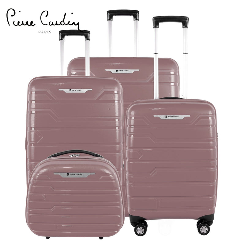 Pierre Cardin Hardcase Trolley Set of 4- Black PC86307 - MOON - Luggage & Travel Accessories - Pierre Cardin - Pierre Cardin Hardcase Trolley Set of 4- Black PC86307 - Rose Gold - Luggage - 16