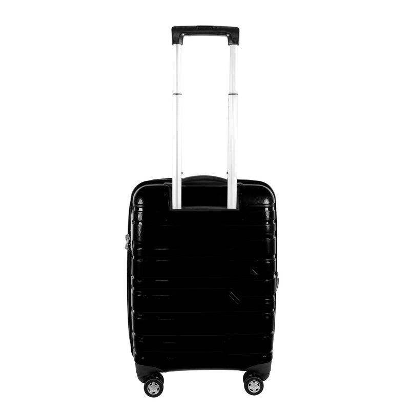 Pierre Cardin Hardcase Trolley Set of 4- Black PC86307 - Moon Factory Outlet - Luggage & Travel Accessories - Pierre Cardin - Pierre Cardin Hardcase Trolley Set of 4- Black PC86307 - Black - Luggage - 12