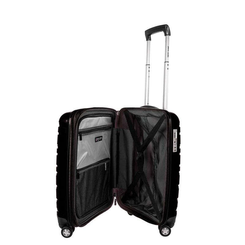 Pierre Cardin Hardcase Trolley Set of 4- Black PC86307 - Moon Factory Outlet - Luggage & Travel Accessories - Pierre Cardin - Pierre Cardin Hardcase Trolley Set of 4- Black PC86307 - Black - Luggage - 13