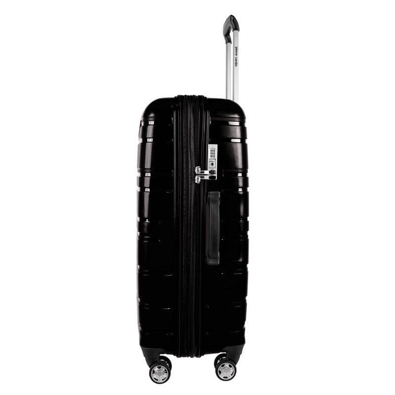 Pierre Cardin Hardcase Trolley Set of 4- Black PC86307 - Moon Factory Outlet - Luggage & Travel Accessories - Pierre Cardin - Pierre Cardin Hardcase Trolley Set of 4- Black PC86307 - Black - Luggage - 3