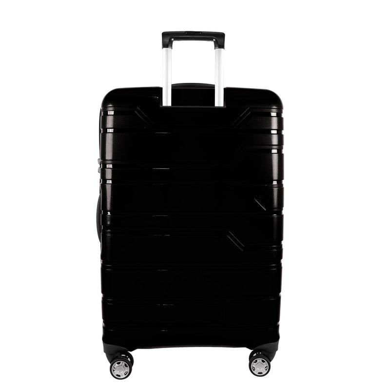 Pierre Cardin Hardcase Trolley Set of 4- Black PC86307 - Moon Factory Outlet - Luggage & Travel Accessories - Pierre Cardin - Pierre Cardin Hardcase Trolley Set of 4- Black PC86307 - Black - Luggage - 4