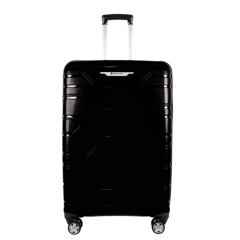 Pierre Cardin Hardcase Trolley Set of 4- Black PC86307 - Moon Factory Outlet - Luggage & Travel Accessories - Pierre Cardin - Pierre Cardin Hardcase Trolley Set of 4- Black PC86307 - Black - Luggage - 2